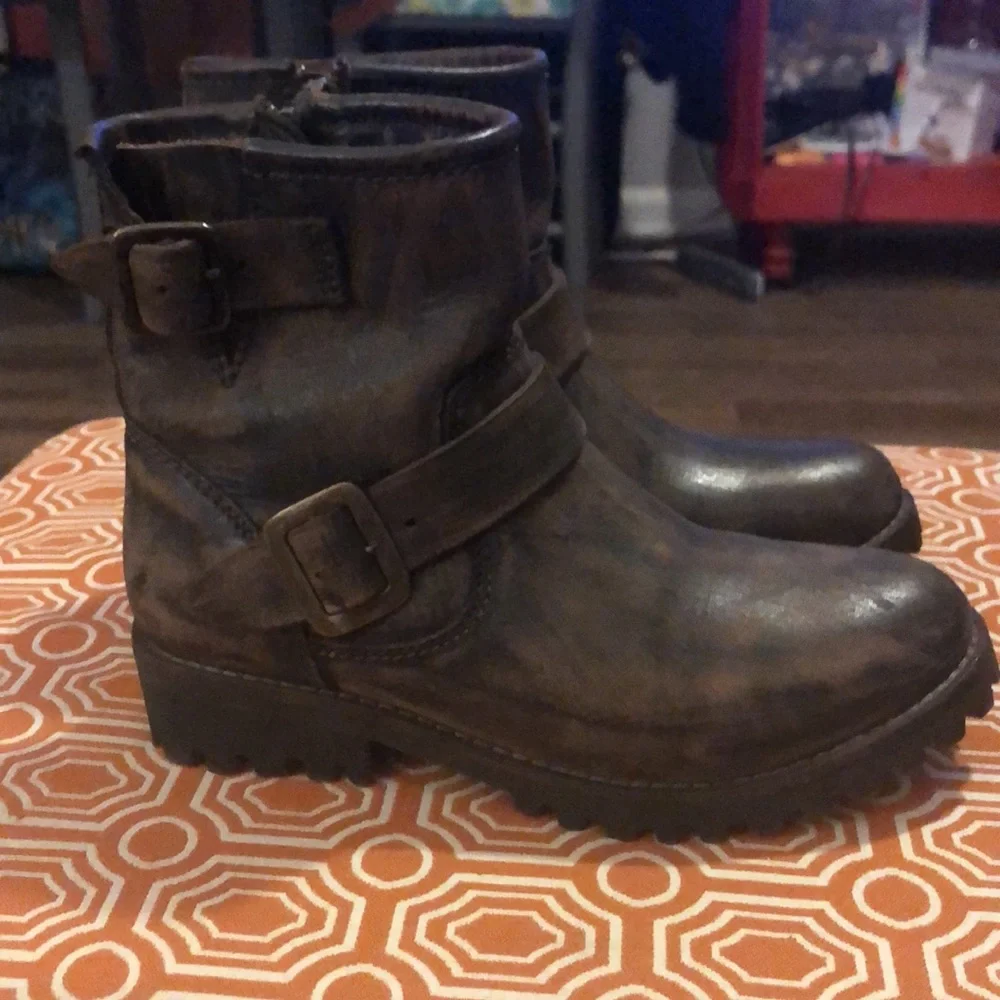 Freebird Biker Leather Boots - Picture 2 of 8